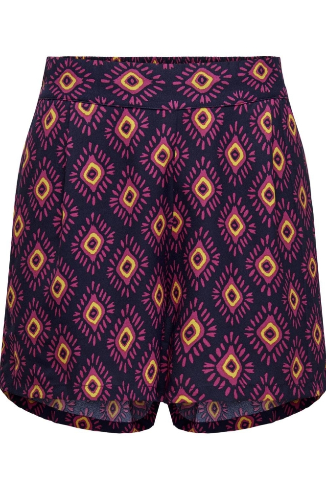 ONLLEAH FLOWY SHORTS CS PTM 15310199 FUCHSIA FEDORA/DIAMONDS