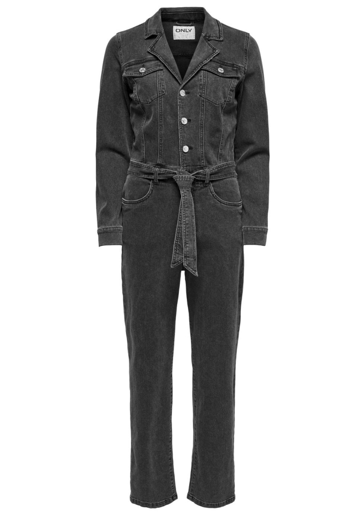 ONLCELINE L/S DNM JUMPSUIT BELT CS 15332271 BLACK DENIM