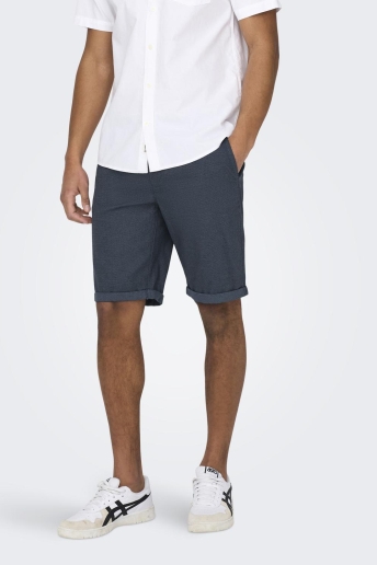 Only & Sons Broek ONSPETER DOBBY 0058 SHORTS NOOS 22028336 Bering Sea