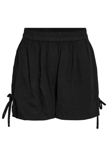 Noisy may Broek NMLEILANI TIE SHORTS WVN 27033020 BLACK