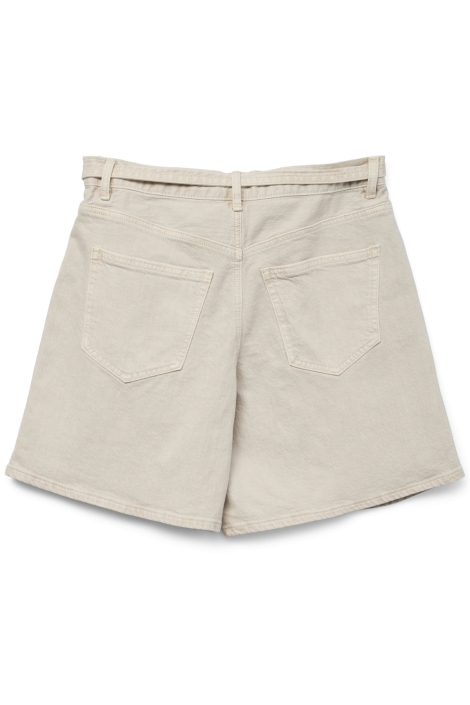 Vero Moda vmedea mr ecru belt dnm shorts