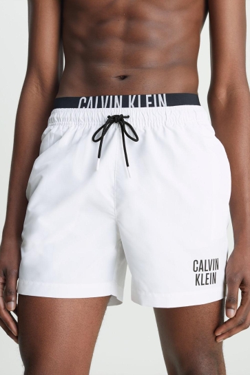 Calvin Klein Broek MEDIUM DOUBLE WB NOS KM0KM00740 PVH CLASSIC WHITE