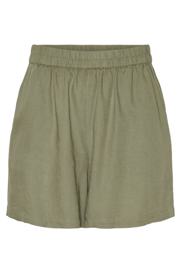 Pieces Broek PCPIA MW SHORTS WVN NOOS 17152062 Deep Lichen Green