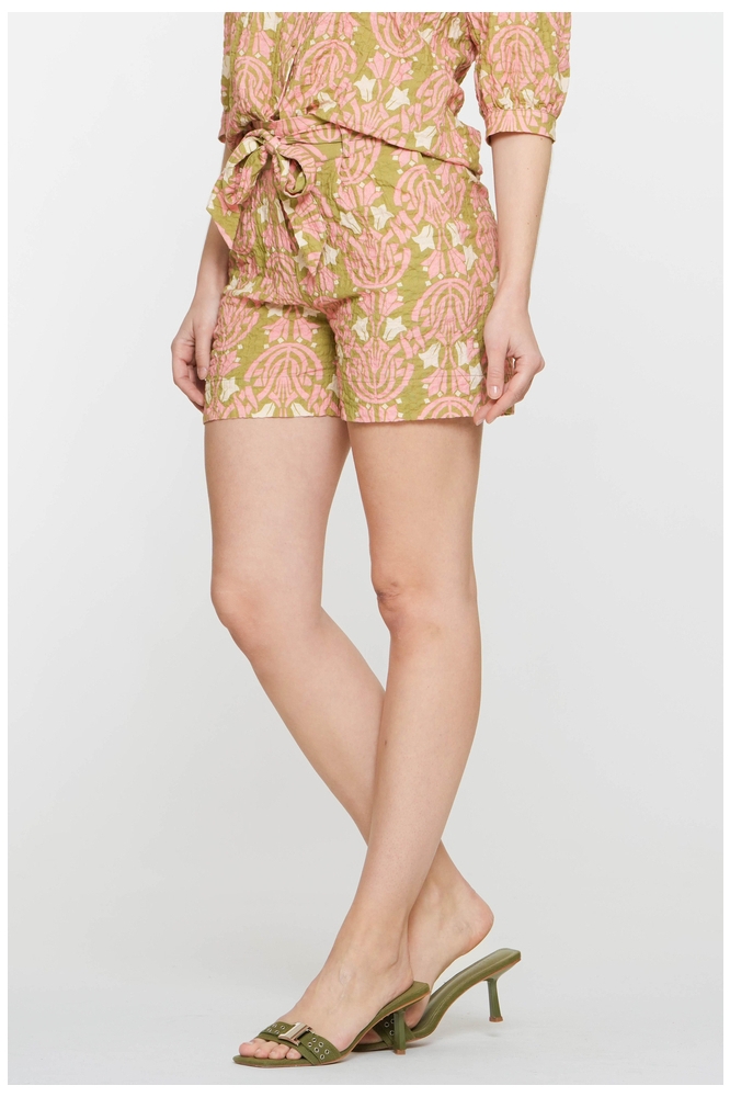 PAPERBAG SHORTS 51210 20 Green/Pink