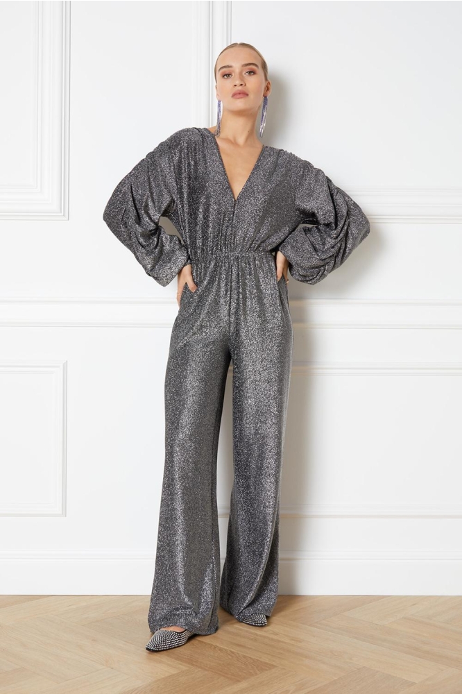 GLITTER JUMPSUIT R2311356397 720 SILVER