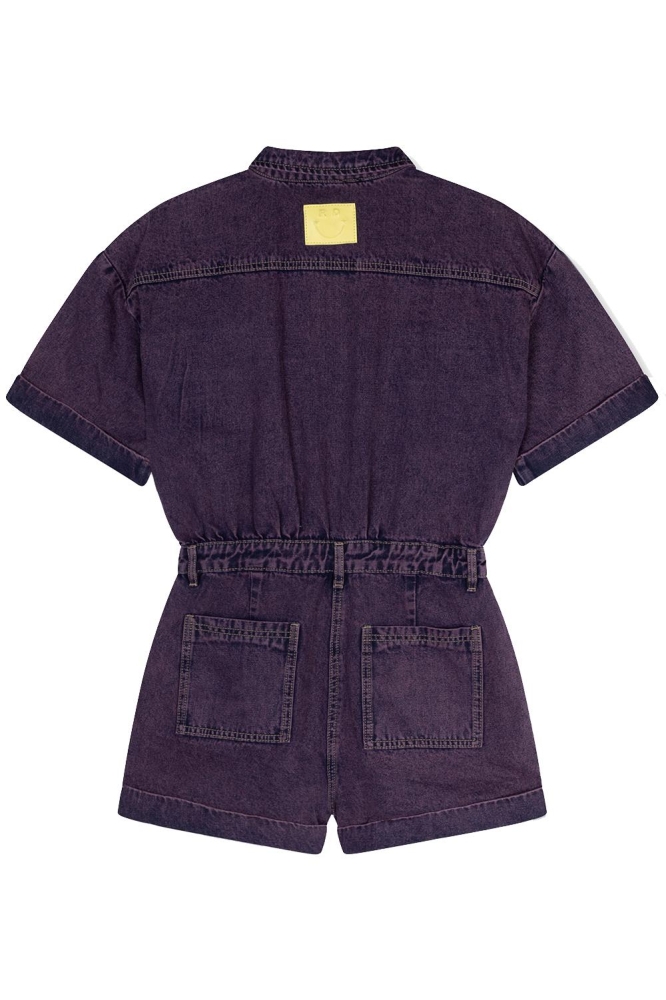 KATE LADIES WOVEN JUMPSUIT R2407372425 801 PURPLE