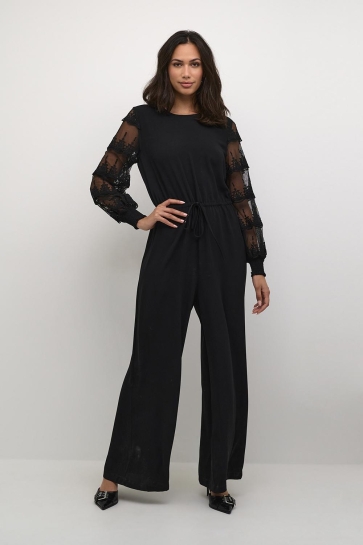 Kaffe Broek KAILLIS JUMPSUIT 10509308 100121 BLACK DEEP