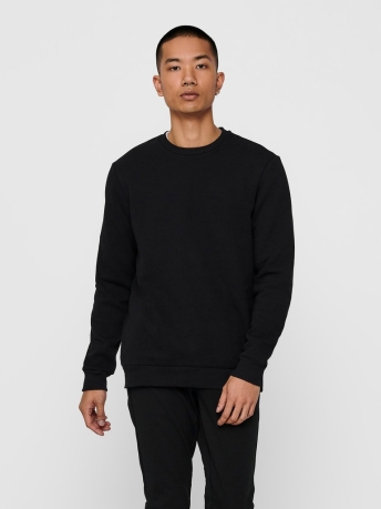 Only & Sons Trui ONSCERES LIFE CREW NECK NOOS 22018683 Black