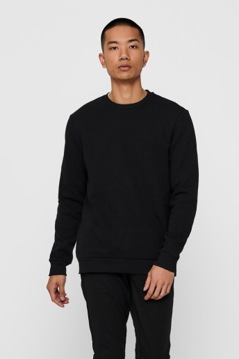 Only & Sons Trui ONSCERES LIFE CREW NECK NOOS 22018683 Black