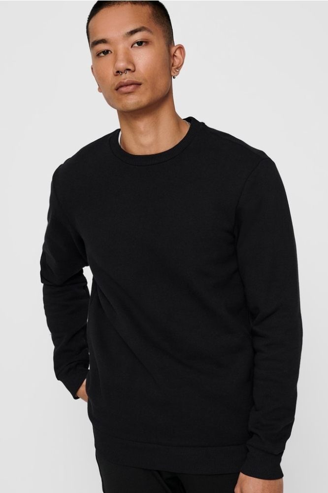 ONSCERES LIFE CREW NECK NOOS 22018683 Black