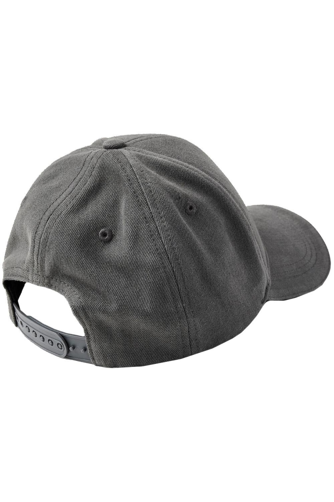 DENIM CAP WITH RUBBER BADGE PAC2308907 GREY DENIM