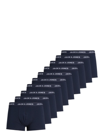 Jack & Jones Ondergoed JACSOLID TRUNKS 10 PACKS NOOS 12189937 Navy Blazer/Navy Blazer