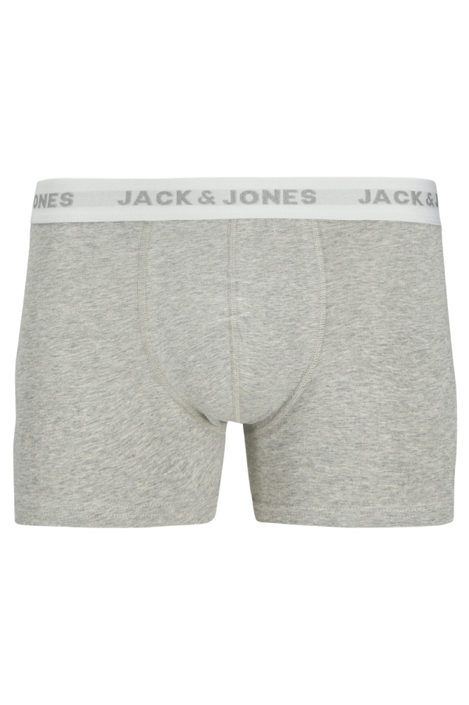 JACBASIC TRUNKS 7 PACK NOOS 12165587 LIGHT GREY MELANGE/DGM & DGM