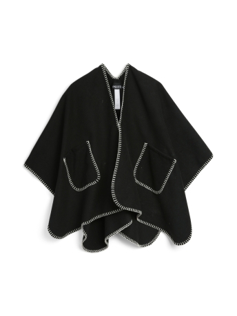 Pieces Vest PCNADJA PONCHO BC 17152351 Black