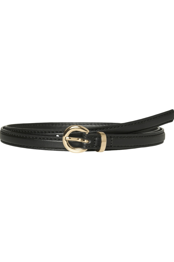 VMKATJA COATED BELT NOOS 10312753 BLACK/GOLD