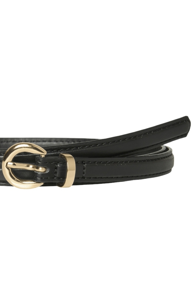 VMKATJA COATED BELT NOOS 10312753 BLACK/GOLD