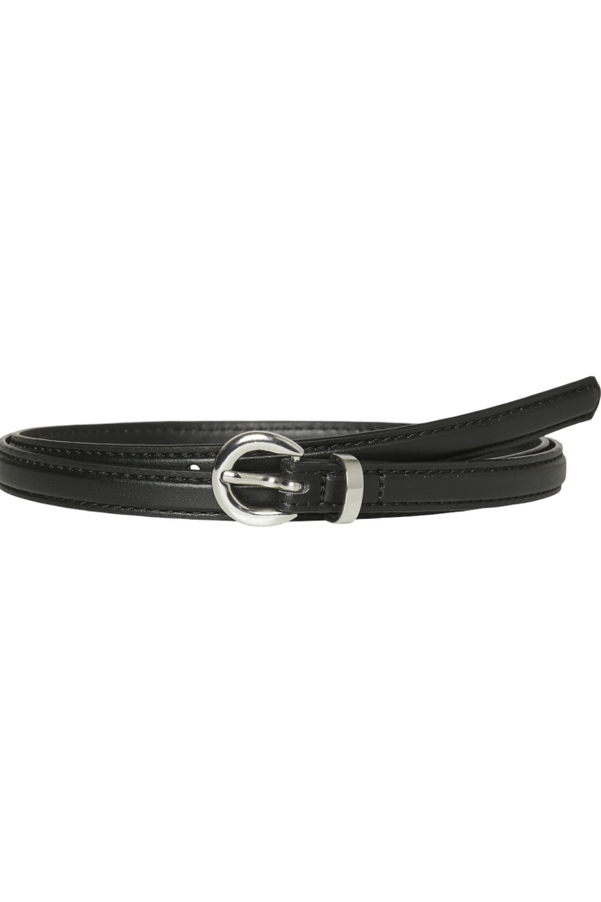 VMKATJA COATED BELT NOOS 10312753 BLACK/SILVER