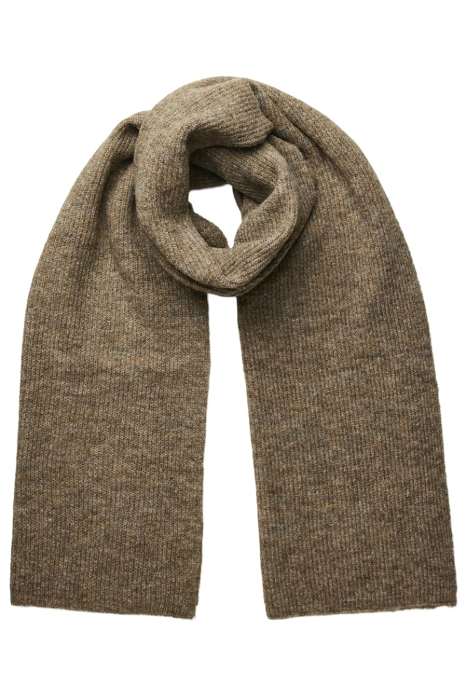 PCELLEN LONG SCARF NOOS BC 17151113 FOSSIL