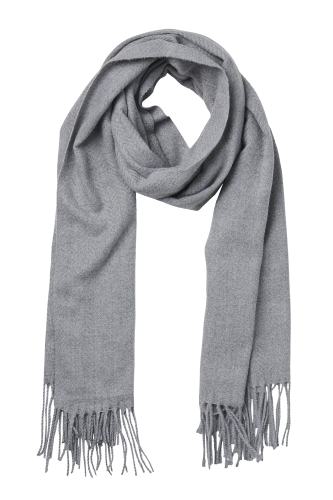 PCKIAL NEW LONG SCARF NOOS BC 17105963 LIGHT GREY MELANGE