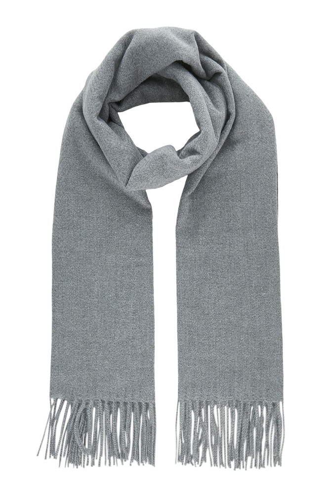 PCKIAL NEW LONG SCARF NOOS BC 17105963 LIGHT GREY MELANGE