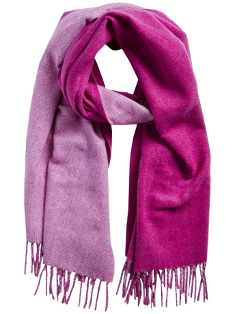 Pieces Accessoire PCNOAH TWO TONED LONG SCARF NOOS BC 17151091 FESTIVAL FUCHSI/PINK