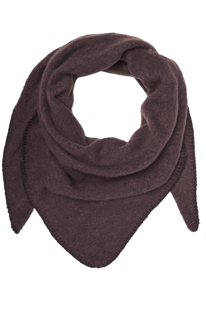 VMCALLY TRIANGLE SCARF GA 10313646 PLUM PERFECT/BLACK MELANGE