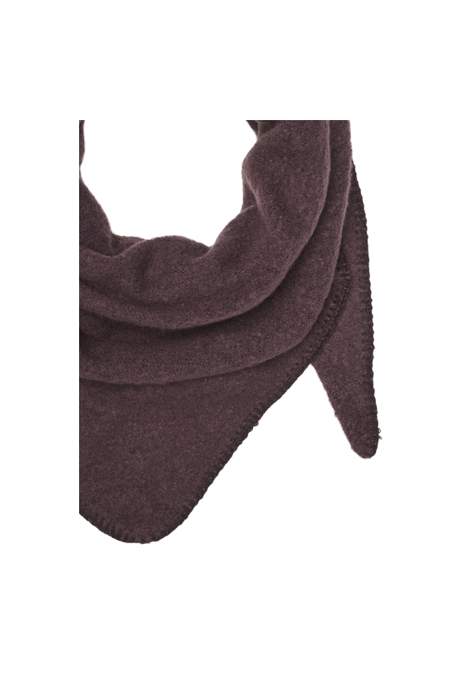 VMCALLY TRIANGLE SCARF GA 10313646 PLUM PERFECT/BLACK MELANGE