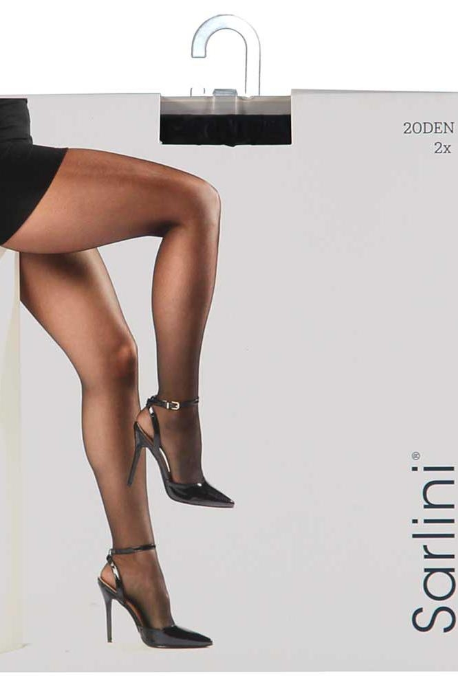 LADIES TIGHTS 20 DEN 2PACK 000172001000 BLACK