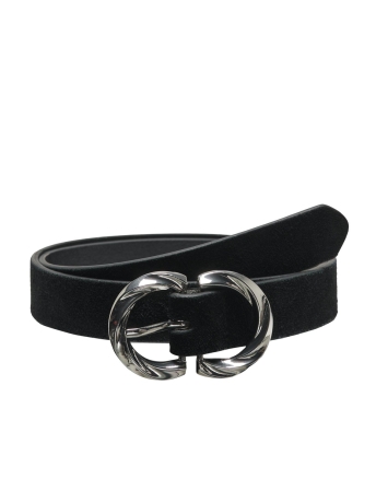 Only Accessoire ONLFINE LEATHER JEANS BELT ACC 15312130 BLACK/SILVER METAL