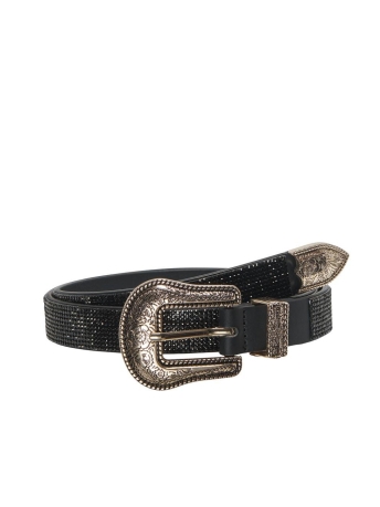 Only Accessoire ONLPHOEBE GLITTER PU JEANS BELT ACC 15330132 Black/BLACK STON