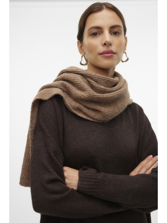 Vero Moda Accessoire VMGILA RIB SCARF NOOS 10313639 BROWN LENTIL