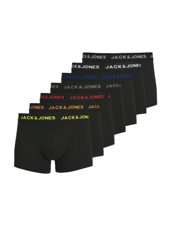 Jack & Jones Ondergoed JACBASIC TRUNKS 7 PACK NOOS 12165587 BLACK/BLACK