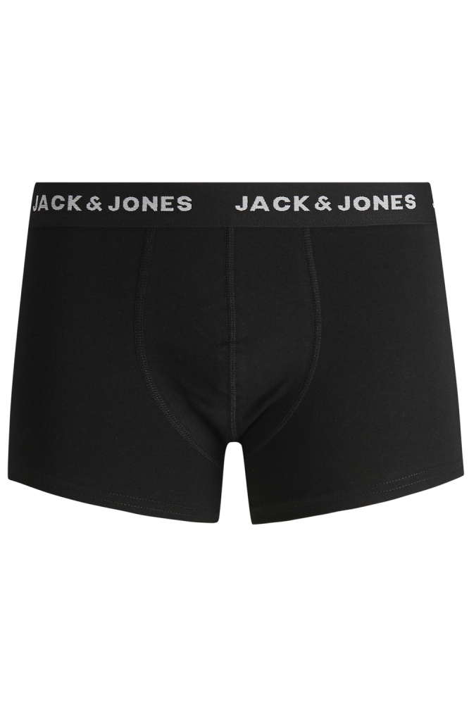 JACBASIC TRUNKS 7 PACK NOOS 12165587 BLACK/BLACK