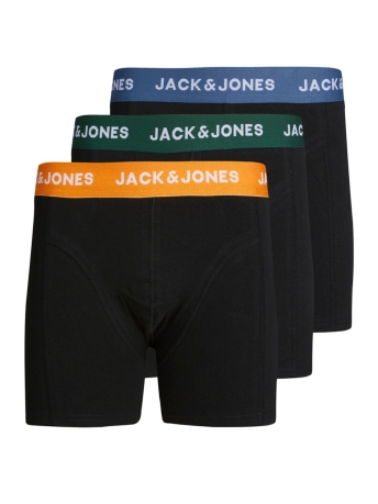 Jack & Jones Junior Ondergoed JACGAB TRUNKS 3 PACK JNR NOOS 12250204 Dark Green