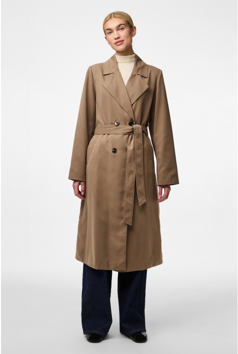 Pieces pcscarlett ls trenchcoat noos