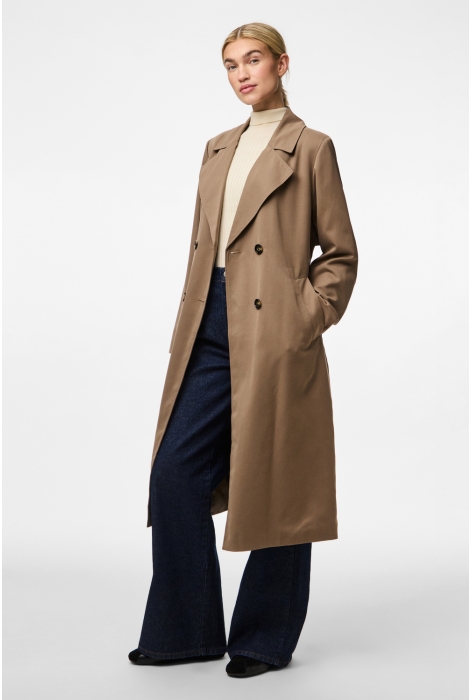 Pieces pcscarlett ls trenchcoat noos