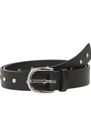 Object Accessoire OBJNADITTA PU BELT 135 23045517 BLACK/SILVER