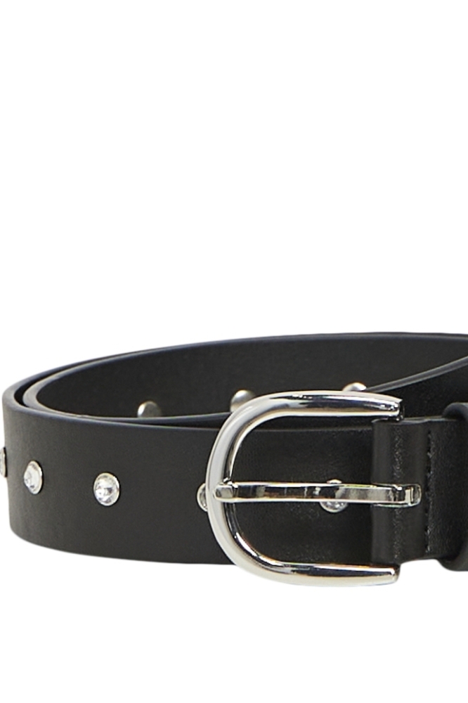 OBJNADITTA PU BELT 135 23045517 BLACK/SILVER