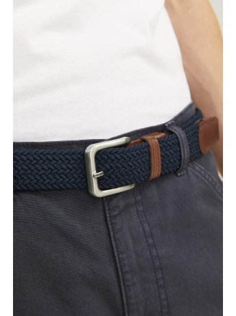 Jack & Jones Accessoire JACSPRING WOVEN BELT NOOS 12118114 NAVY BLAZER