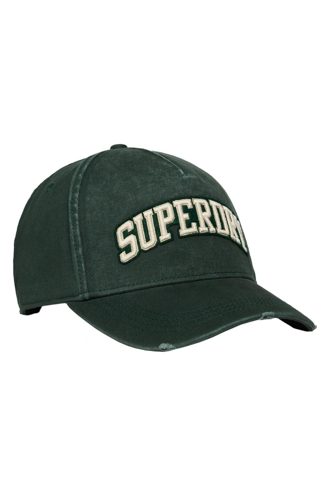 VARSITY LOGO TRUCKER CAP Y9010198A XO9 ACADEMY GREEN