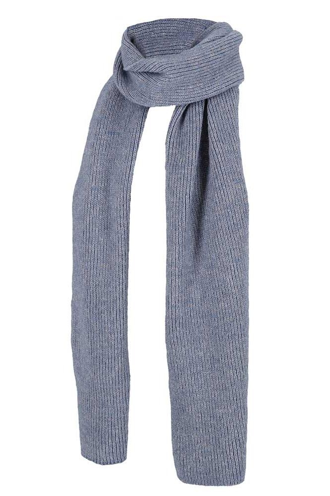 KNIT SCARF 000430 00043 DENIM MELANGE