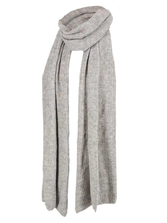 Sarlini Accessoire KNIT SCARF 000430 00043 LIGHT GREY MELANGE