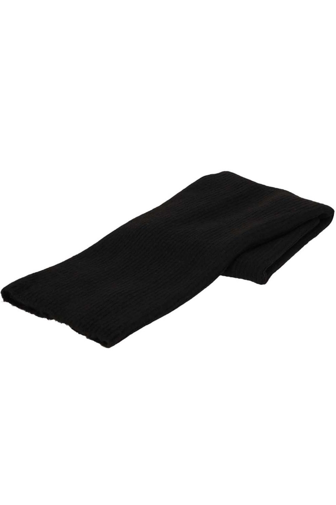 KNIT SCARF 000430 00043 BLACK MELANGE