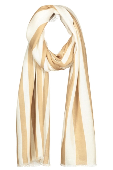 Zusss Accessoire SJAAL MET SREEP 0307 036 7066 OFF WHITE/TAUPE