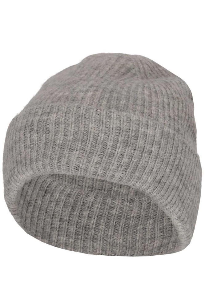 KNIT HAT 000436-00043 LIGHT GREY MELANGE