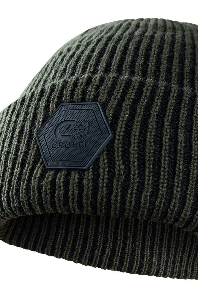 BASCO TWO TONE BEANIE CCA223104 500 KHAKI