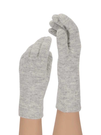 Sarlini Accessoire KNIT GLOVES 000434 00011 LIGHT GREY MELANGE