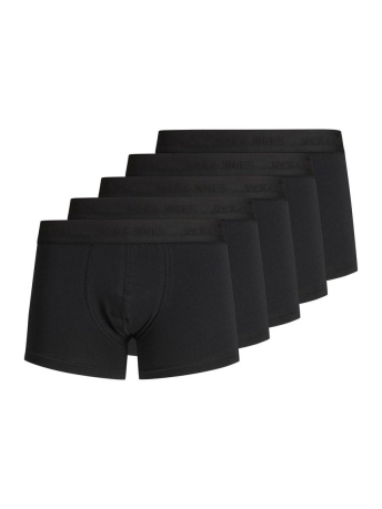 Jack & Jones Ondergoed JACTONE IN TONE TRUNKS 5 PACK NOOS 12176266 Black/Black - Black