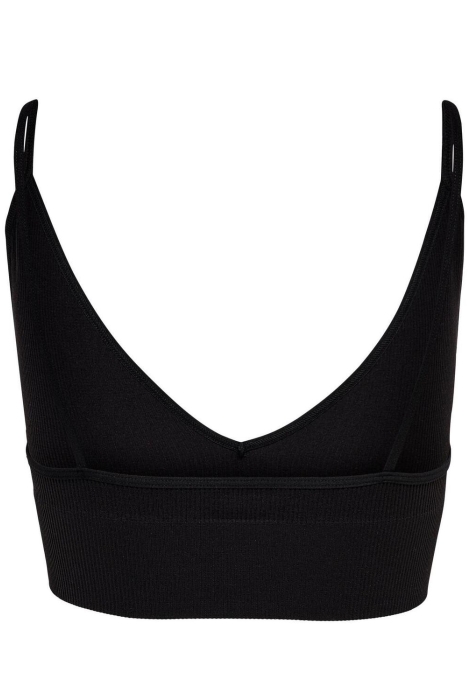 Only onlvicky rib seamless v-neck top n