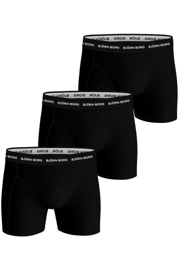 Bjorn Borg Ondergoed COTTON STRETCH BOXER 3P 9999 1024 90011 BLACK